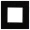 Рамка 1-постовая IEK Skandy SK-M12-G-K02 черный фото 2