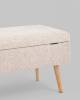 Банкетка Stool Group Сторми 19B485LK-5A серо-бежевый с ящиком фото 3