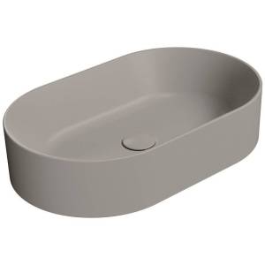 Раковина GSI Kube X 945805 60 см, серо-бежевая матовая