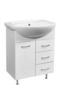 Тумба под раковину Stella Polar Фантазия 65 SP-00000756 белый