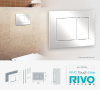 Кнопка смыва Rivo Touch line 302004 белый фото 2