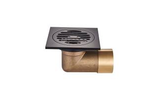 Душевой трап Raglo R605.10.06 черный, 10х10 см