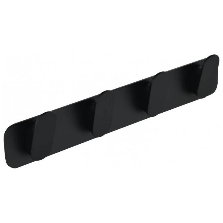 Планка с 4 крючками Grocenberg AC0054BL черный