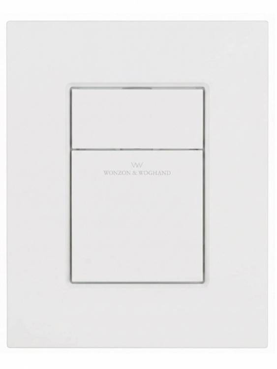 Кнопка смыва Wonzon & Woghand WW-IB256-MW белый матовый