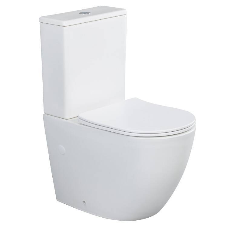 Унитаз-компакт Splendy Light LI10163FYWMW безободковый, сиденье микролифт, Crystal glaze, белый матовый