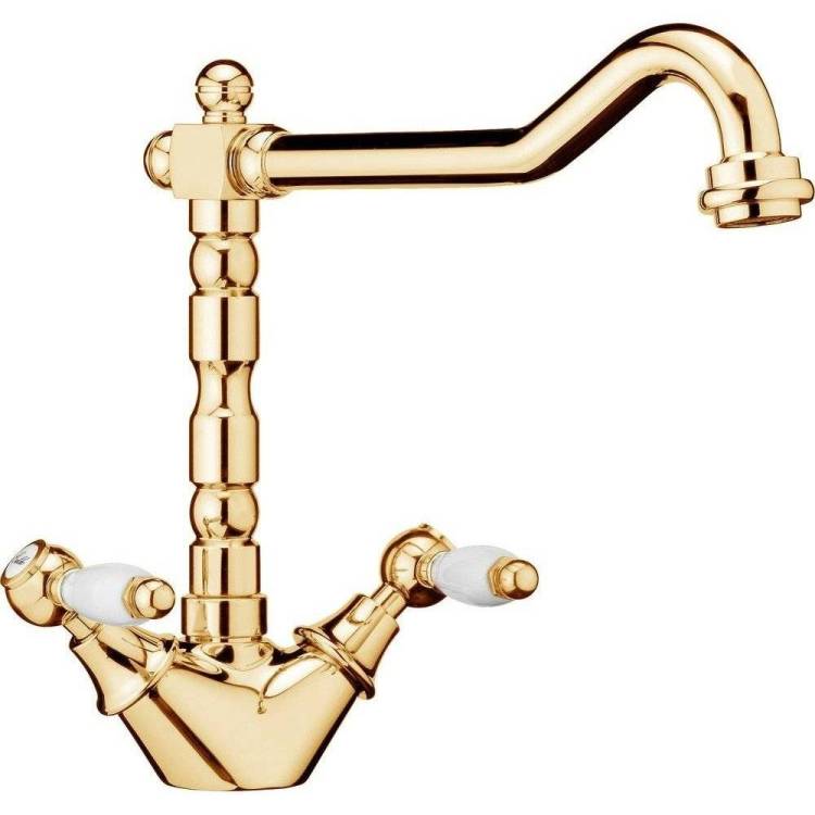 Смеситель для кухни Webert Dorian DO780102010 золотой