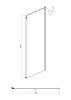 Боковая стенка Ambassador Benefit 90HX (900x2000) фото 3