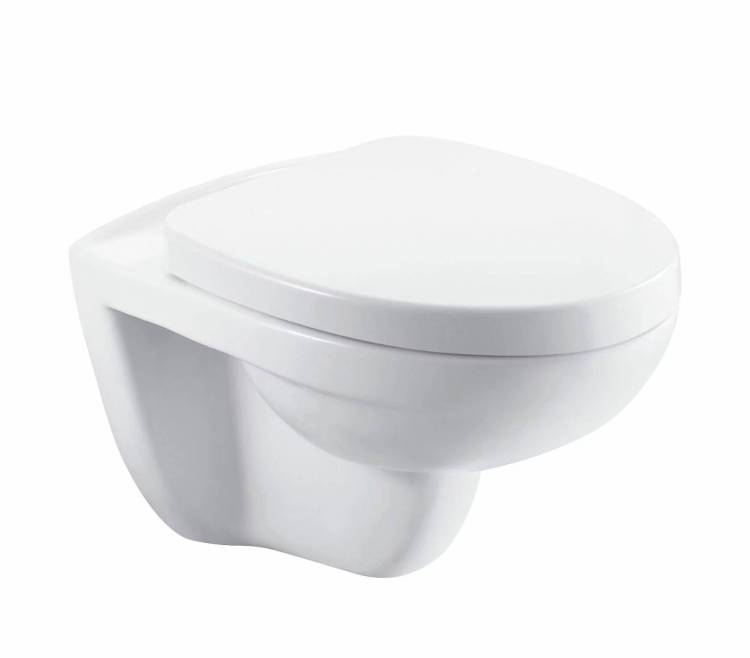 Унитаз подвесной Arrow FB2649H (FAENZA BRAND) безободковый, белый, без сиденья