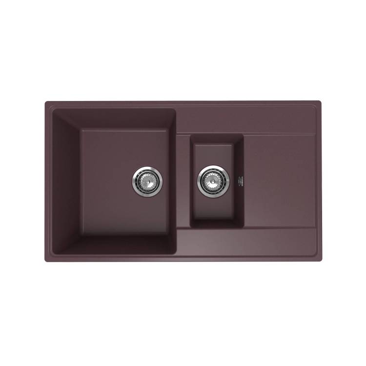 Кухонная мойка Ulgran Quartz Prima 860 15K-06 трюфель