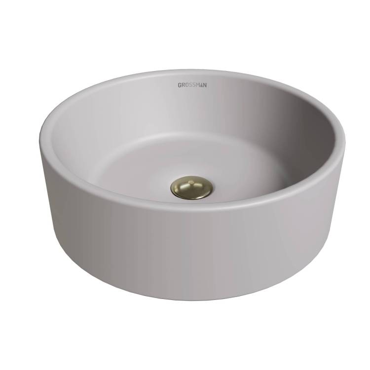 Раковина Grossman Color GR-3013GLM светло-серый матовый