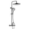 Душевая стойка Elghansa Radiant 6747157-2X-Gun с термостатом, оружейная сталь