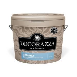 Декоративная штукатурка Decorazza Romano RM001 белая 14 кг