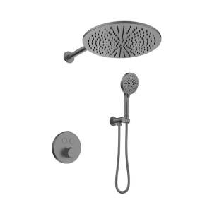 Душевая система Black&White GH-9301-GM оружейная сталь