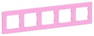 Рамка 5-постовая IEK Flite FI-M52-32-20-K99 пурпурный