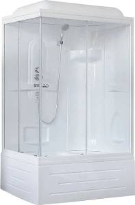 Душевая кабина Royal Bath BP RB8100BP1-T-R с высоким поддоном, с сиденьем