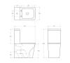 Унитаз-компакт BelBagno Ardente-R BB02093CPR/SC/BB02093T безободковый, сиденье микролифт фото 8