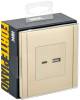 Розетка USB type A+C IEK Forte&Piano FP-U22-D31-K10 ваниль фото 6