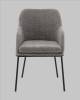 Стул Stool Group Кози AV 318-C86st-08 темно-серый, букле, с подлокотниками фото 3