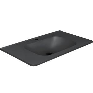 Мебельная раковина Vincea VCB-2VP800B 80 см черная