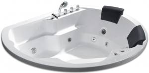 Акриловая ванна Gemy G9053 B 185x162x74, белая
