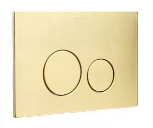 Кнопка смыва Boheme 649-MG нержавеющая сталь золото матовое