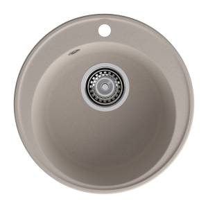 Мойка кухонная ЭкоМ 4800 песочный, 47.9x47.9