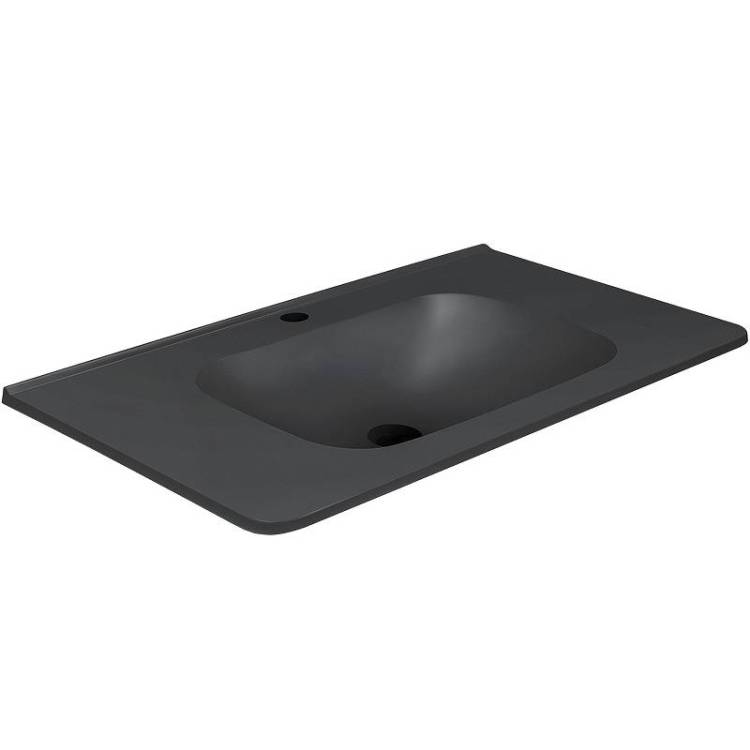 Мебельная раковина Vincea VCB-2VP800B 80 см черная