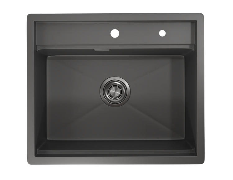 Мойка кухонная Granula Kitchen Space KS-6051 графит матовый