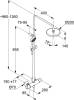 Душевая стойка Kludi Logo Dual Shower System 6809205-00 с термостатом, хром фото 3