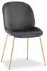 Стул Stool Group Турин 8329 VELVET GREY золотые ножки