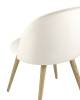 Набор из 4 стульев Stool Group Лион DC-69030 HLR-2 X4 кремовый фото 6