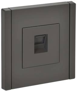 Розетка компьютерная RJ45 IEK Forte&Piano FP-K10-1-K03 серый