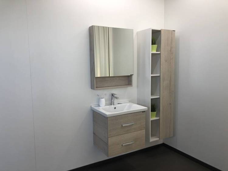 Мебель для ванной Comforty Парма-60 дуб дымчатый