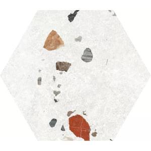 Керамогранит Codicer Sonar White Hexagonal 22x25