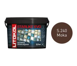 Затирка LITOKOL Starlike EVO S.240 Moka, 2.5 кг