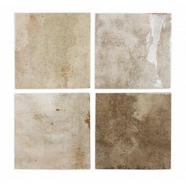 Керамическая плитка Dna Tiles Enamel 123080 Square Truffle 12.5x12.5