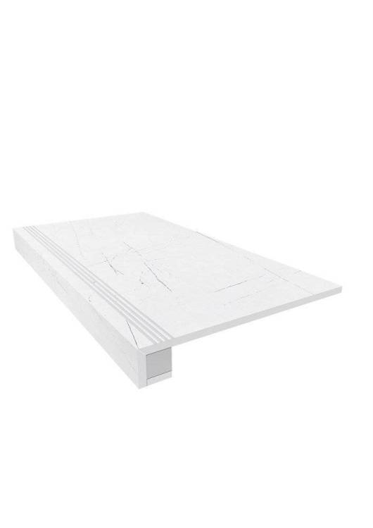 Ступень Estima Vision 39438 Белый 33x120 + Подступенок (14.5x120)