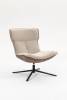 Кресло Stool Group Sway DM7638 OTE-LAKE120+L.BROWN бежевый с коричневым фото 2