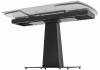 Стол Woodville Balde 593885 matt white marble solid ceramic/black 140(200)x85x76 фото 4