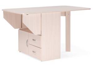 Стол Woodville KM-0003 40204-1 дуб млечный 38(130,2)x80.2x75.1
