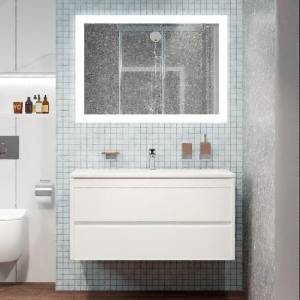 Мебель для ванной Art&Max Family 100, подвесная, Bianco Lucido