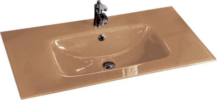 Раковина-столешница Armadi Art Monaco 852-100-CP monaco стекло 100см моноблок Cappucino