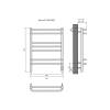 Полотенцесушитель электрический Aquatek Бетта П7 AQ EL KRC0770CH Quick Touch Хром 50x70 фото 4