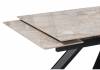 Стол Woodville Гарднер 588027 temptation avorio, черный 140(200)x80x76 фото 7