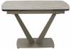 Стол Woodville Alarti 593878 matt latte stone solid ceramic/taupe 120(180)x80x76 фото 3