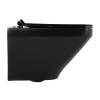 Унитаз подвесной BelBagno Sela BB3201CHR-MB/BB3201SC-MB безободковый, сиденье микролфит фото 4