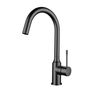 Смеситель для кухни Rivelato Garda 1923502 черный
