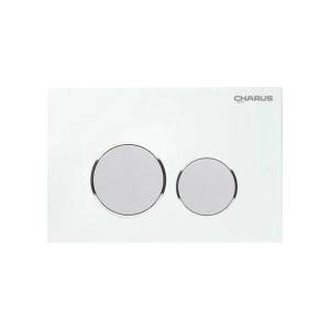 Кнопка смыва CHARUS BAGLIORE FP.330.WHITE.10, белый атлас