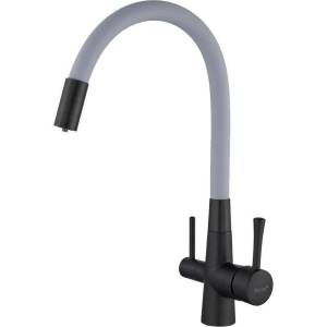 Смеситель для кухни Savol S-L1806H-04 с гибким изливом