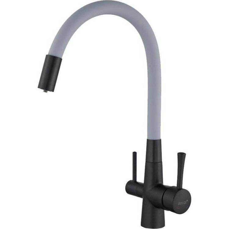 Смеситель для кухни Savol S-L1806H-04 с гибким изливом